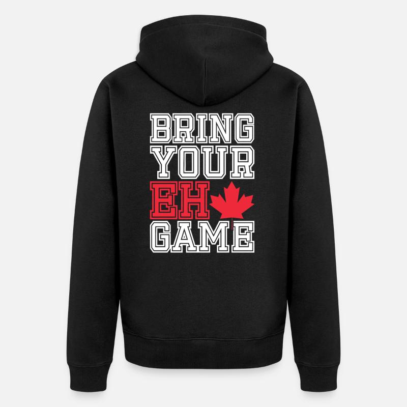 Canada - Veste à capuche bio Premium Unisexe - noir