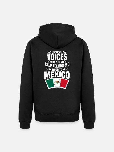 Mexico - Unisex Premium Organic Zip Hoodie - black
