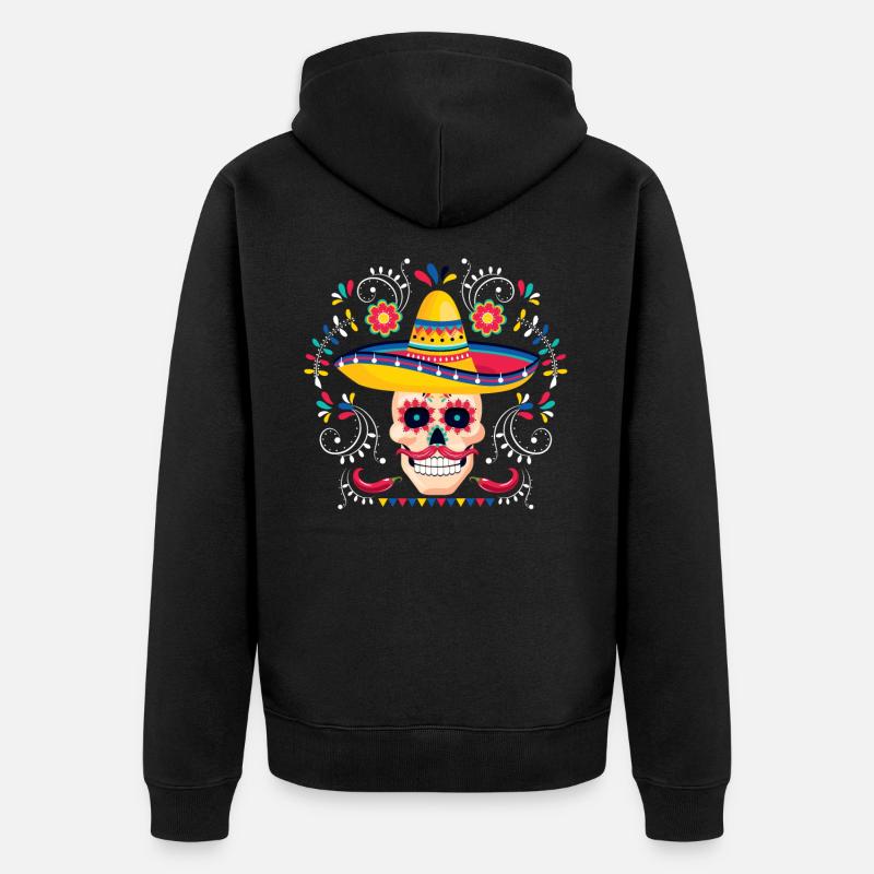 Mexique - Veste à capuche bio Premium Unisexe - noir