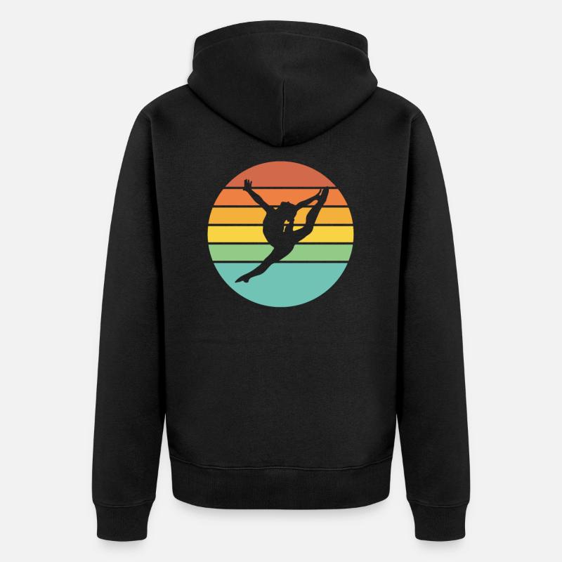 Gymnastique Sport - Veste à capuche bio Premium Unisexe - noir