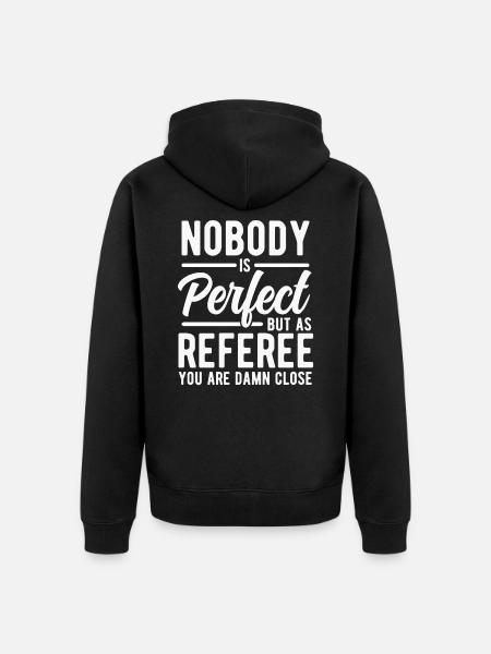 arbitre - Veste à capuche bio Premium Unisexe - noir