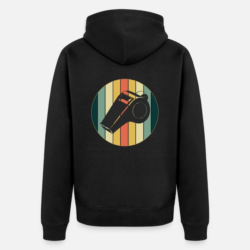 arbitre - Veste à capuche bio Premium Unisexe - noir