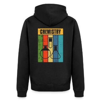 chimie - Veste à capuche bio Premium Unisexe - noir - Dos - Nico (187cm)