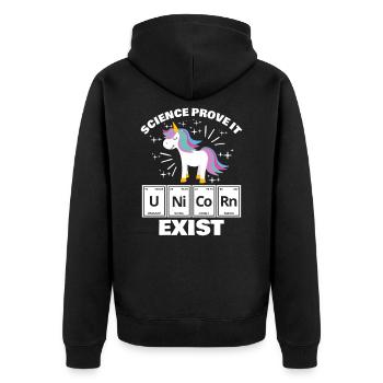 chimie - Veste à capuche bio Premium Unisexe - noir - Dos - Nico (187cm)