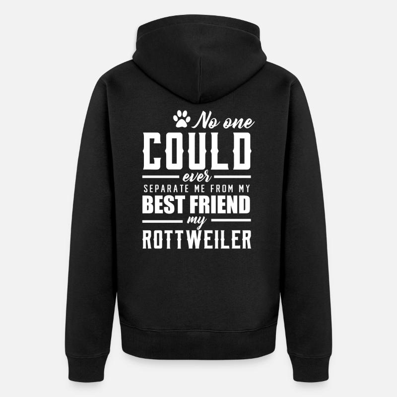 rottweiler - Veste à capuche bio Premium Unisexe - noir