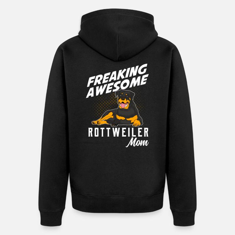 rottweiler - Veste à capuche bio Premium Unisexe - noir