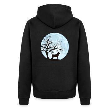 rottweiler - Veste à capuche bio Premium Unisexe - noir - Dos - Nico (187cm)