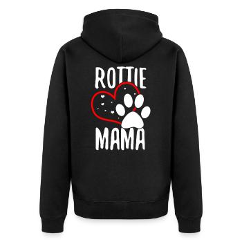 rottweiler - Veste à capuche bio Premium Unisexe - noir - Dos - Nico (187cm)