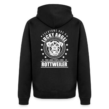 rottweiler - Veste à capuche bio Premium Unisexe - noir - Dos - Nico (187cm)