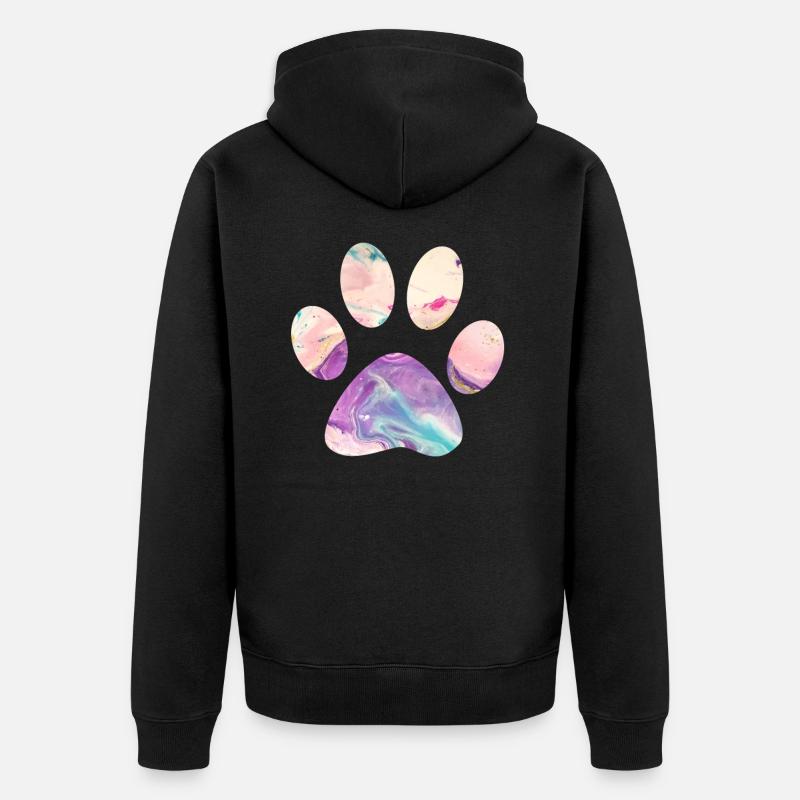 chien - Veste à capuche bio Premium Unisexe - noir