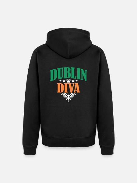 Irlande - Veste à capuche bio Premium Unisexe - noir
