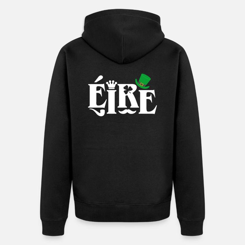 Irlande - Veste à capuche bio Premium Unisexe - noir