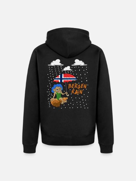 Norwegen - Ekologisk premiumluvjack unisex - svart