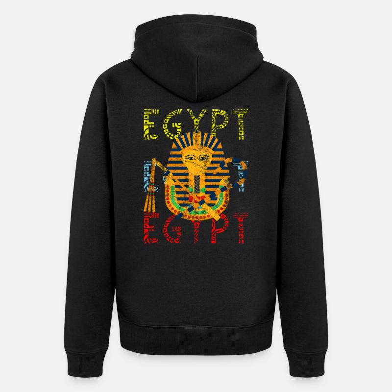 Egypte - Veste à capuche bio Premium Unisexe - noir