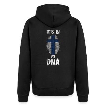 Finlande Vikings finlandais - Veste à capuche bio Premium Unisexe - noir - Dos - Nico (187cm)