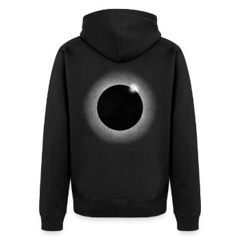 Espace astronomie - Veste à capuche bio Premium Unisexe - noir - Dos - Nico (187cm)