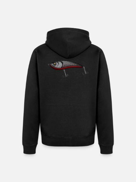 Wobbler - Unisex Premium Bio Zip Hoodie - Schwarz
