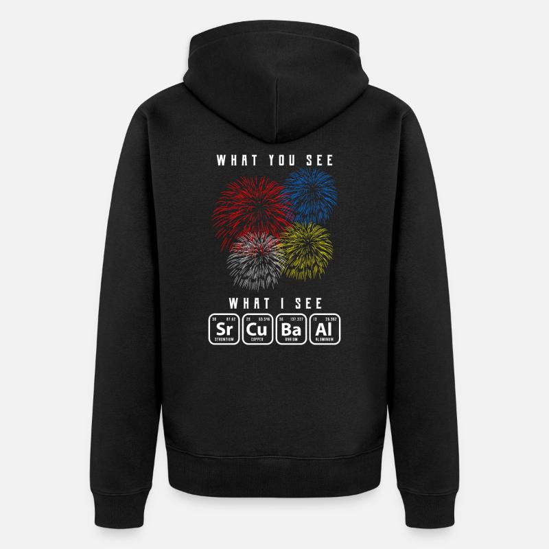 chimie - Veste à capuche bio Premium Unisexe - noir