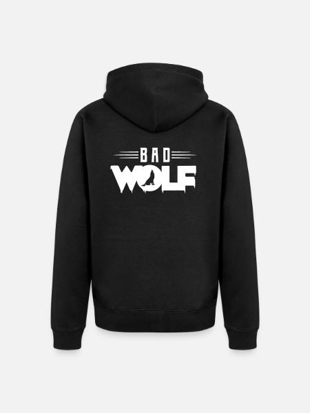 Loup - Veste à capuche bio Premium Unisexe - noir