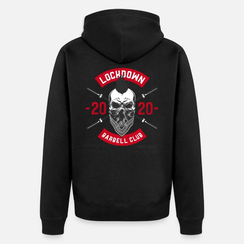 Lockdown 3 - Veste à capuche bio Premium Unisexe - undefined