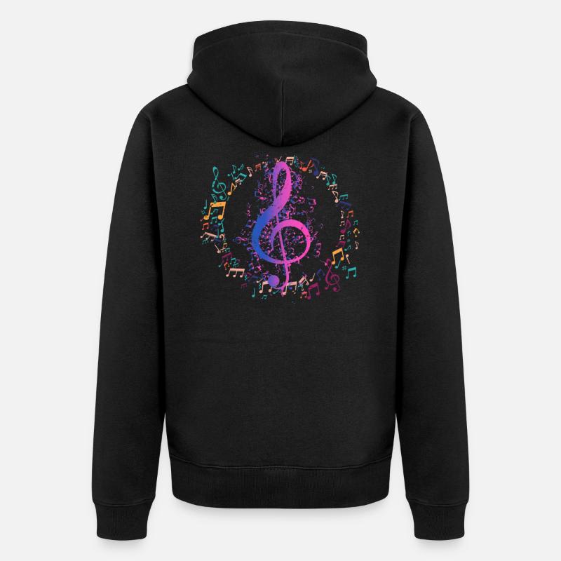 Idée cadeau Clef - Veste à capuche bio Premium Unisexe - noir