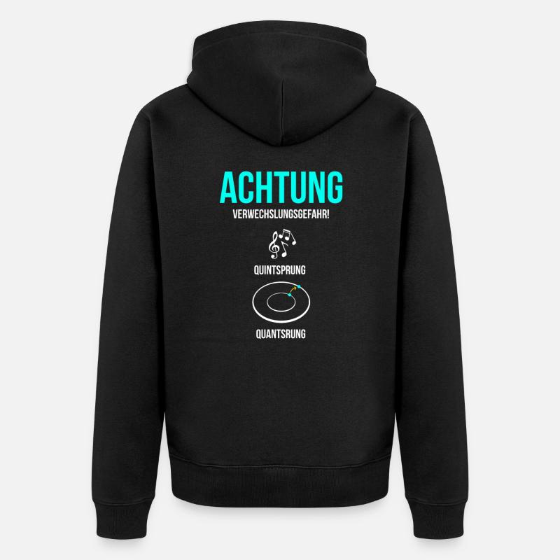 Physik - Unisex Premium Bio Zip Hoodie - Schwarz