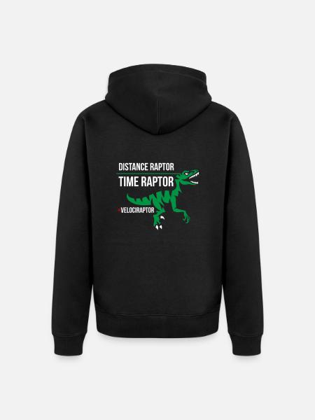 physics - Unisex Premium Organic Zip Hoodie - black