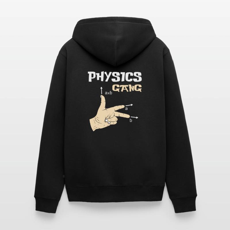 Physics study science physicist gift teaching Unisex Premium Organic Zip Hoodie