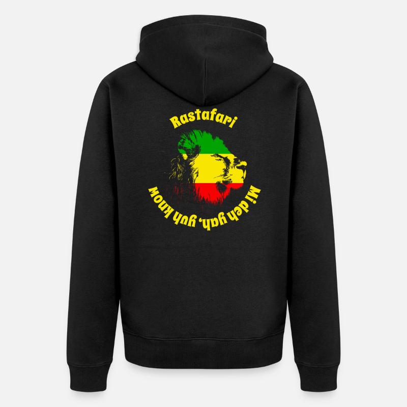 reggae - Veste à capuche bio Premium Unisexe - noir