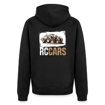RC Cars modèle de voiture modèle télécommande - Veste à capuche bio Premium Unisexe - noir - Dos - Nico (187cm)