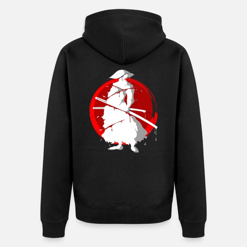 Japon - Veste à capuche bio Premium Unisexe - noir