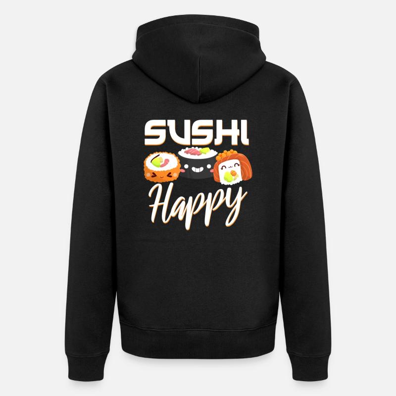 Japan - Unisex Premium Bio Zip Hoodie - Schwarz