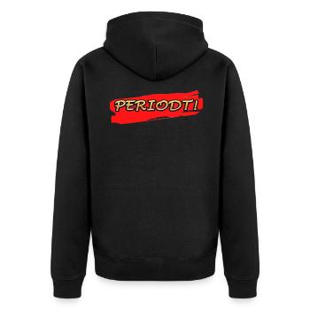 PÉRIODIE - Veste à capuche bio Premium Unisexe - noir - Dos - Nico (187cm)