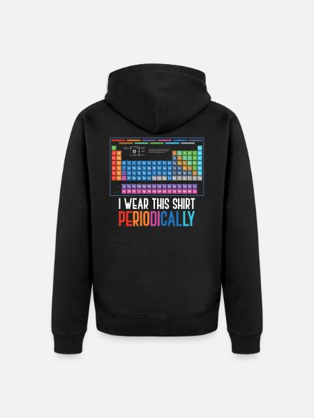 Chemistry chemist - Unisex Premium Organic Zip Hoodie - black