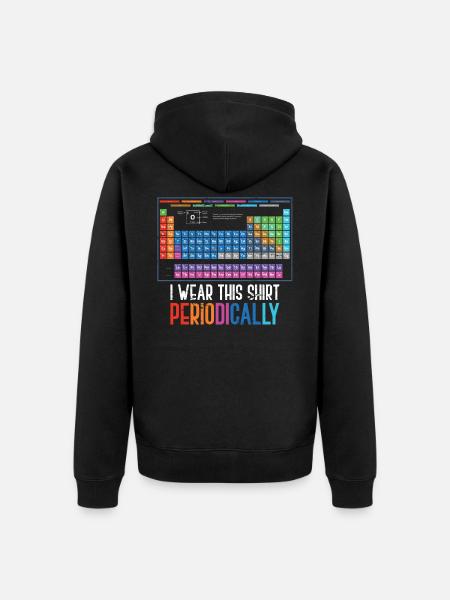 Chemistry scientist - Unisex Premium Organic Zip Hoodie - black