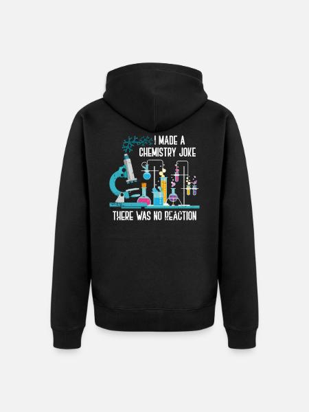 Chimie science sciences naturelles - Veste à capuche bio Premium Unisexe - noir