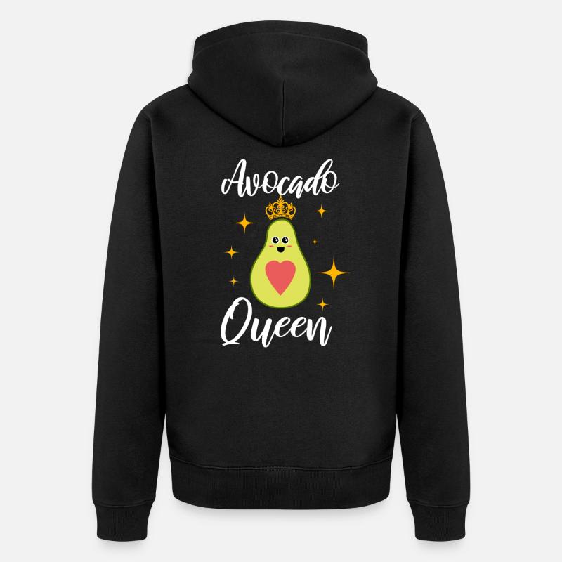 Avocat - Veste à capuche bio Premium Unisexe - noir