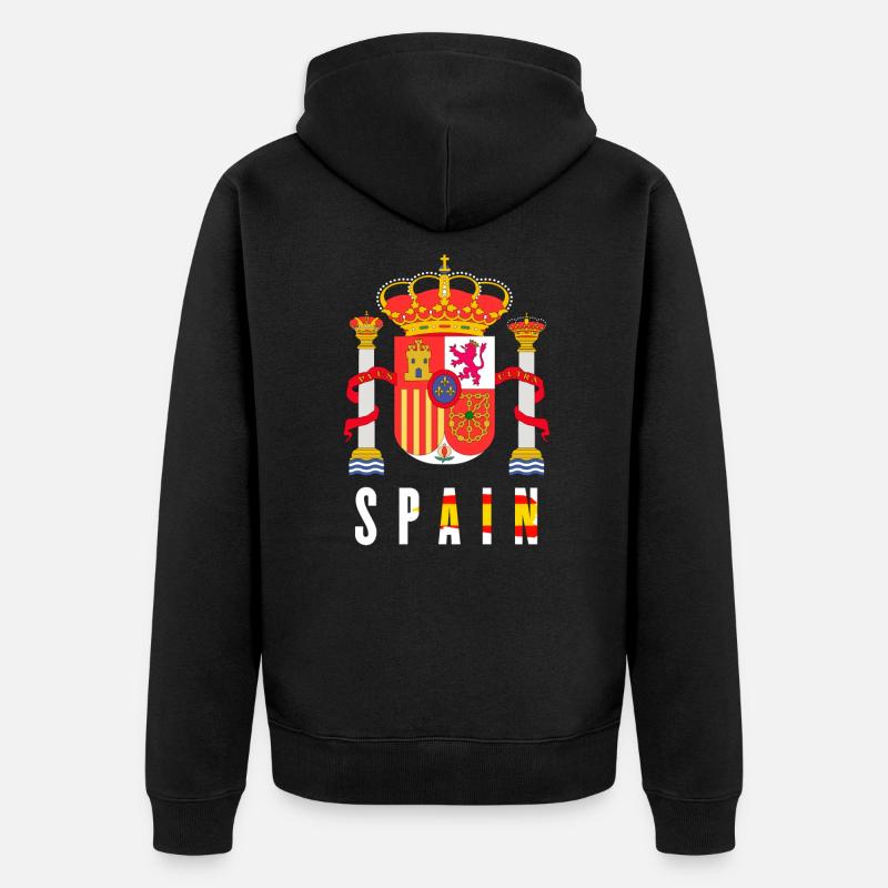 Espagne - Veste à capuche bio Premium Unisexe - noir