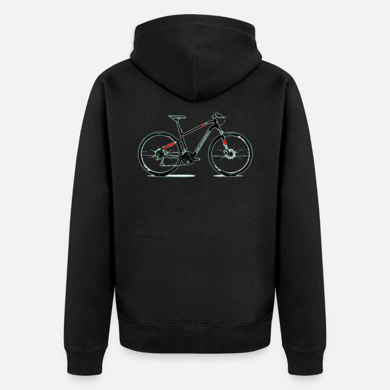 Vélo H - Veste à capuche bio Premium Unisexe - noir