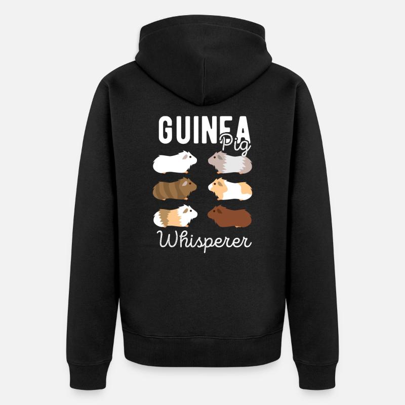 Cochon d'Inde - Veste à capuche bio Premium Unisexe - noir