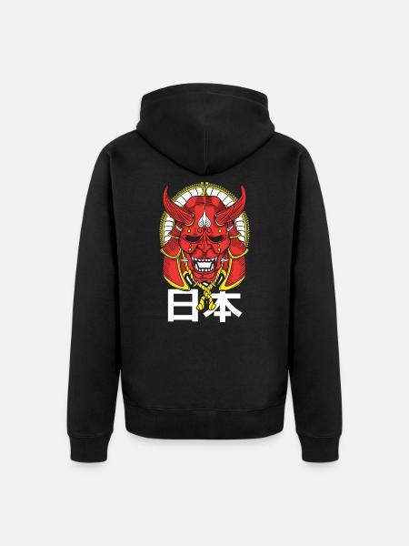 Japon - Veste à capuche bio Premium Unisexe - noir