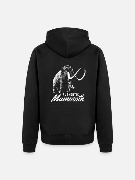Mammoth - Unisex Premium Organic Zip Hoodie - black