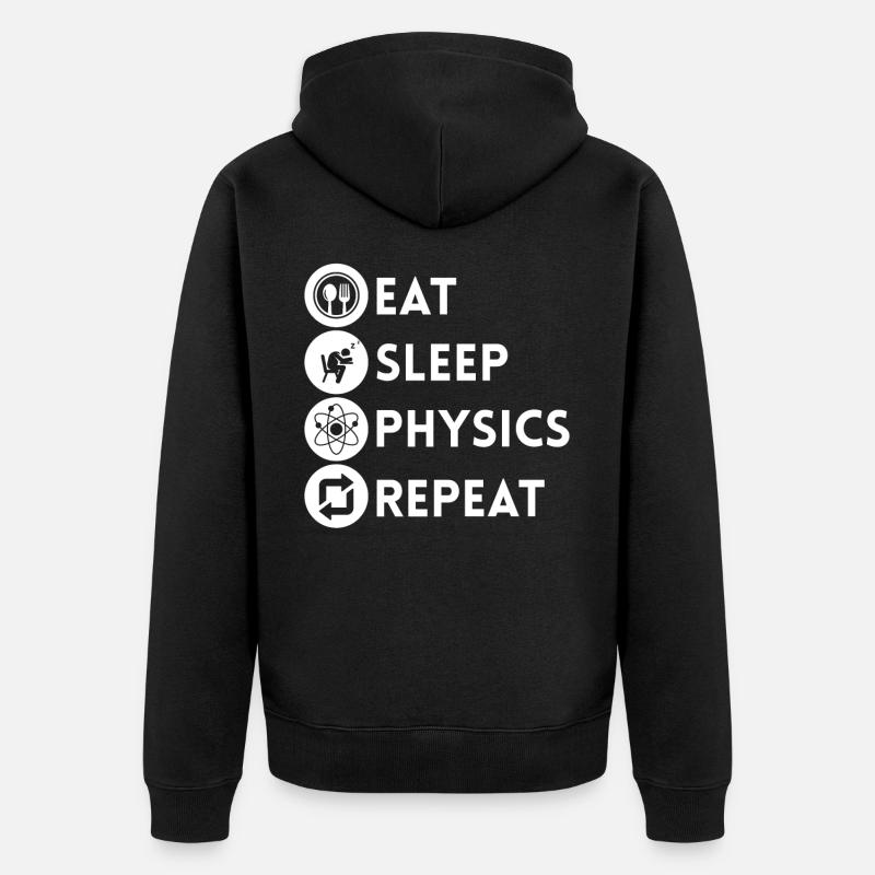 Physique physique - Veste à capuche bio Premium Unisexe - noir