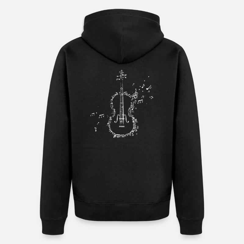 Violon - Veste à capuche bio Premium Unisexe - noir