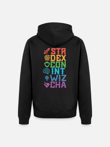 RPG Game Master RPG game master - Unisex Premium Organic Zip Hoodie - black