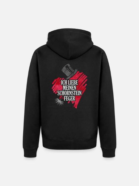 Schornsteinfeger - Unisex Premium Bio Zip Hoodie - Schwarz