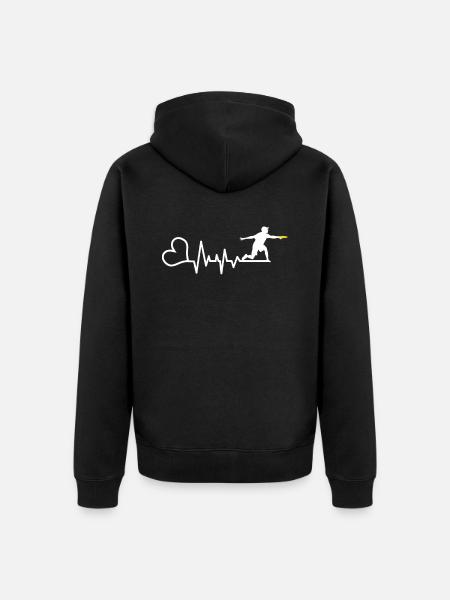 Frisbee - Veste à capuche bio Premium Unisexe - noir