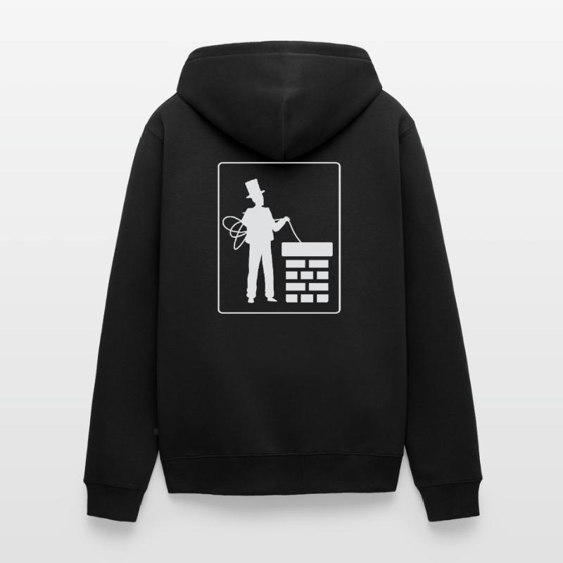 Schonsteinfeger chimney sweeper gift idea Unisex Premium Organic Zip Hoodie