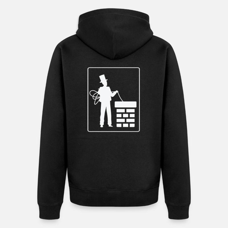 Idée cadeau ramoneur Schonsteinfeger - Veste à capuche bio Premium Unisexe - noir