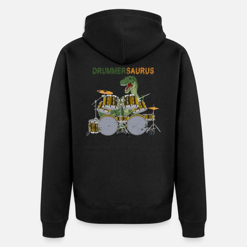 Batterie T-Rex - Veste à capuche bio Premium Unisexe - noir